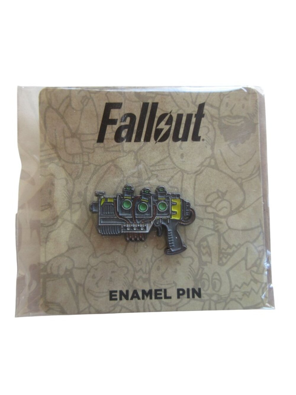 Enamel Pin - Fallout Plasma Gun - New In Package - Bethesda Culturefly